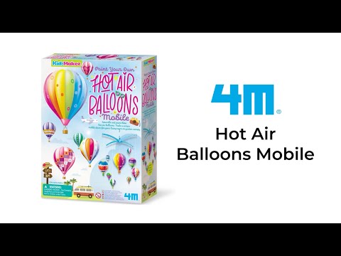 KidzMaker - Paint Your Own Hot Air Balloons Mobile