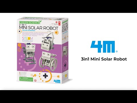 4M Green Science 3-in-1 Mini Solar Robot STEM Learning Kit