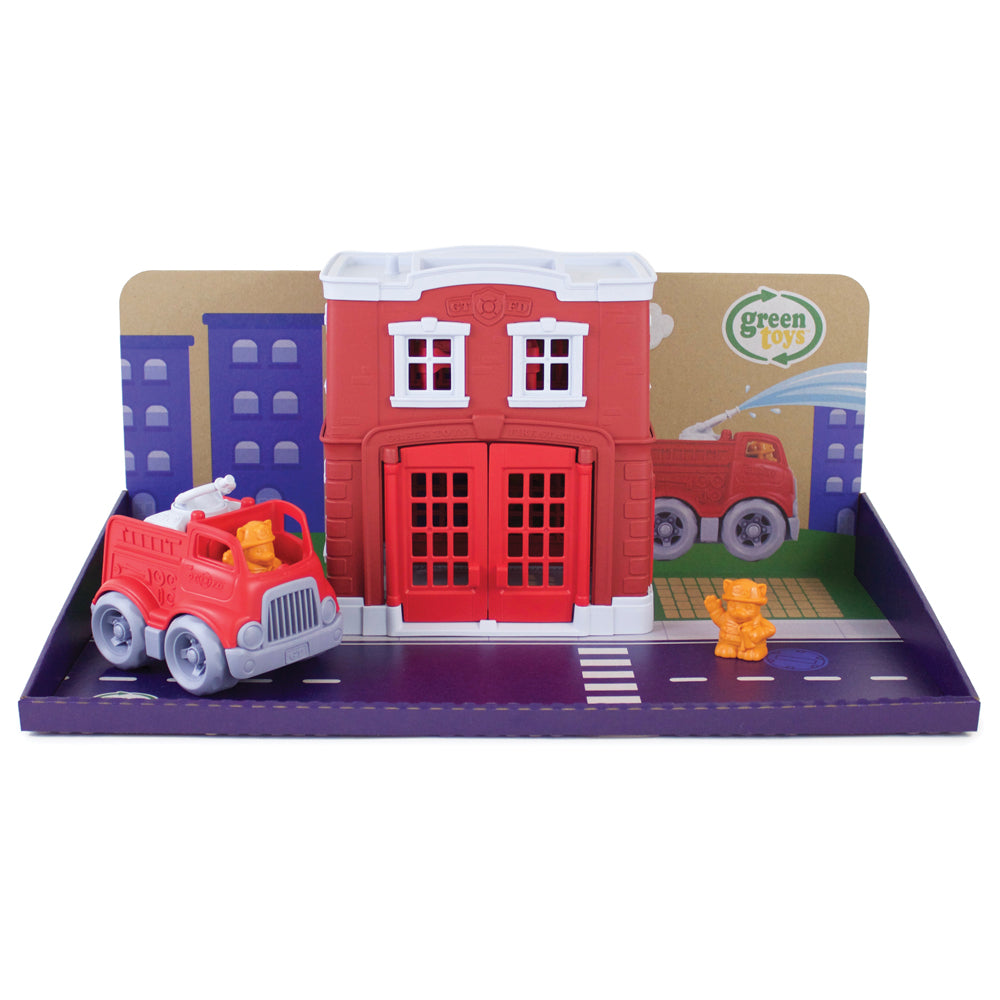 Greentoy Playset Shelf Display Fire